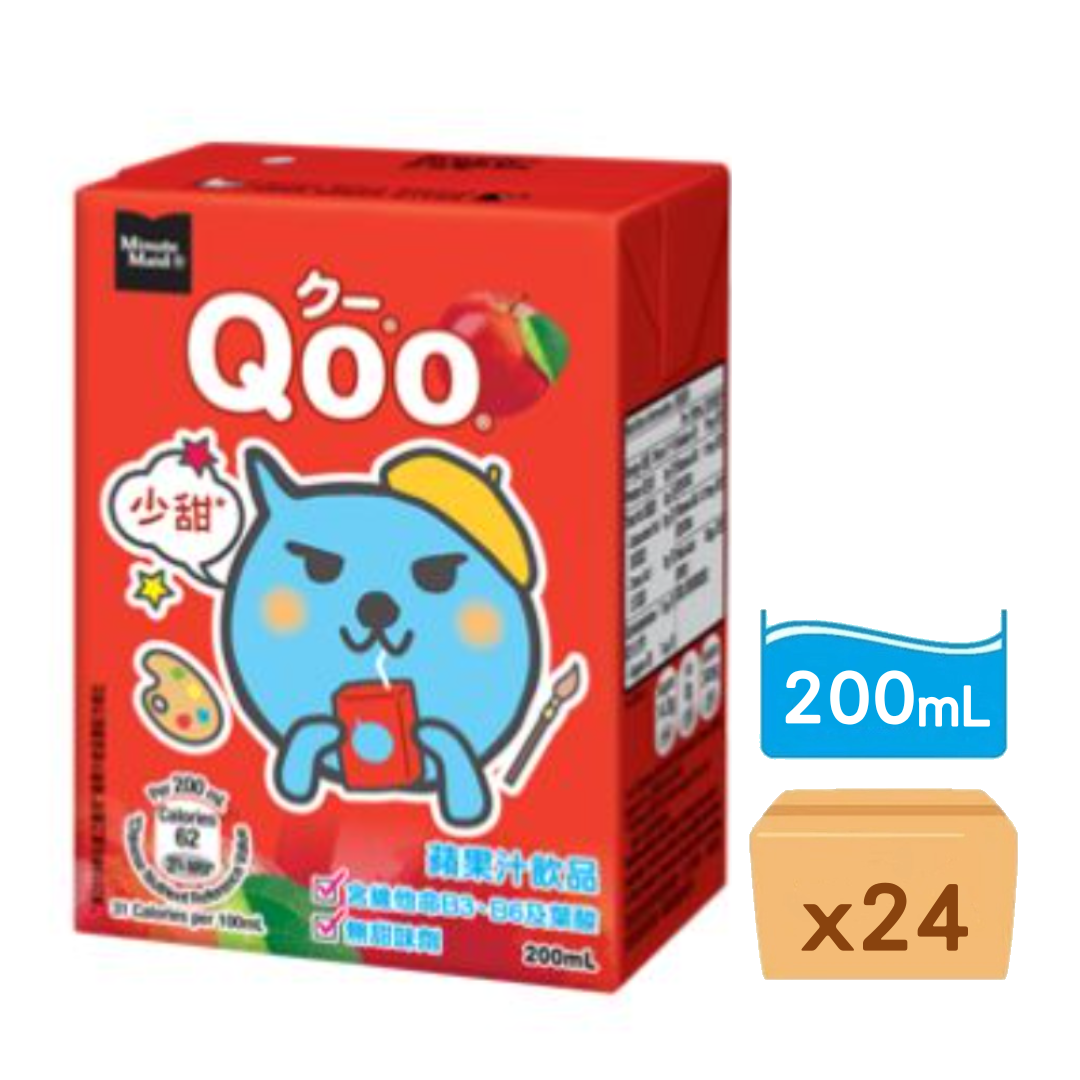 酷兒Qoo-蘋果 200ml x 24包