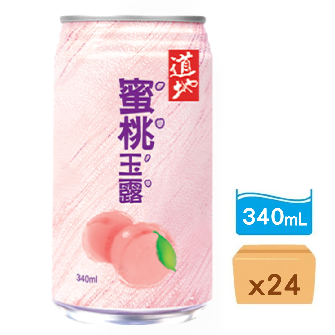 道地-蜜桃玉露 340ml x 24罐