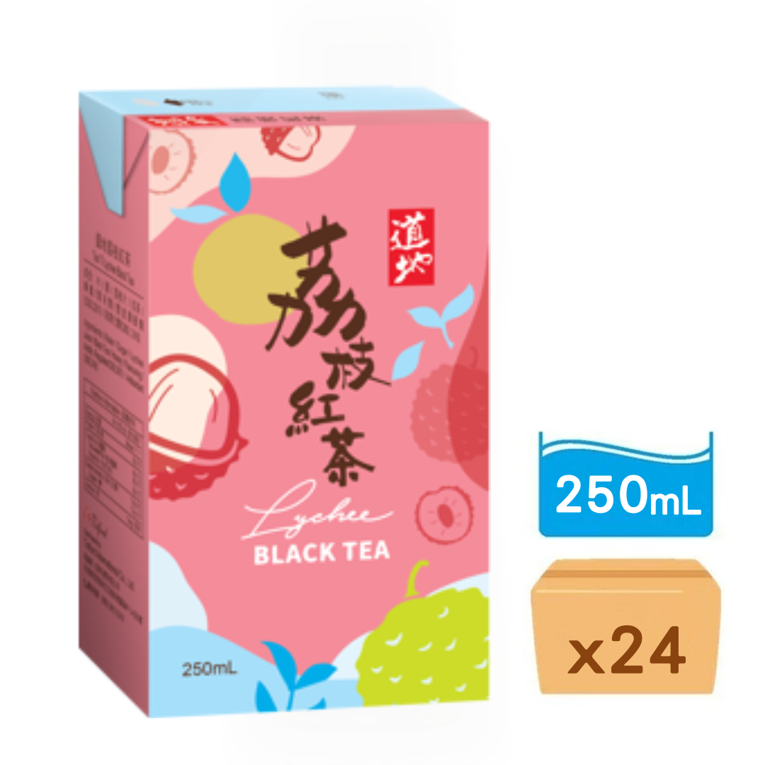道地-荔枝紅茶250ml x 24包