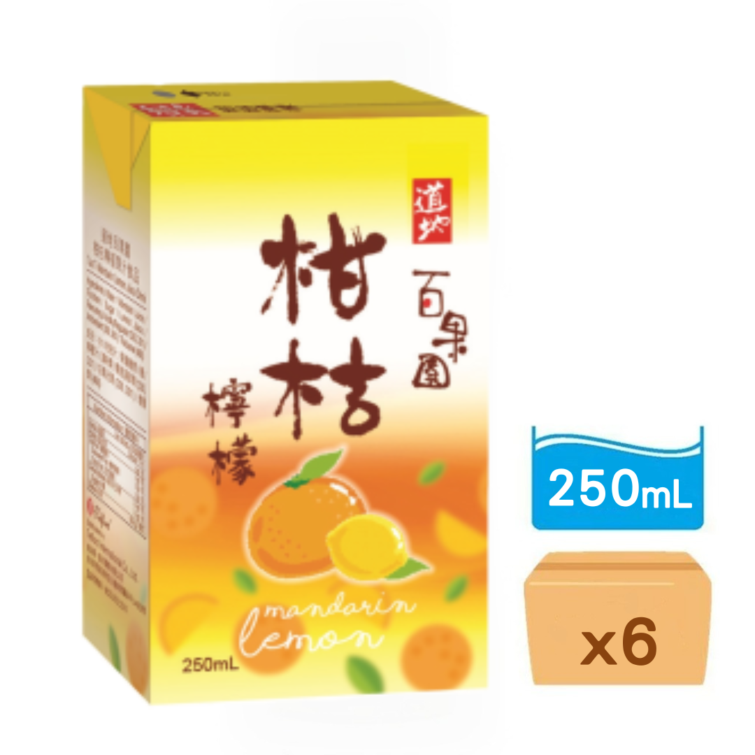 道地-柑桔檸檬 250ml x 6包