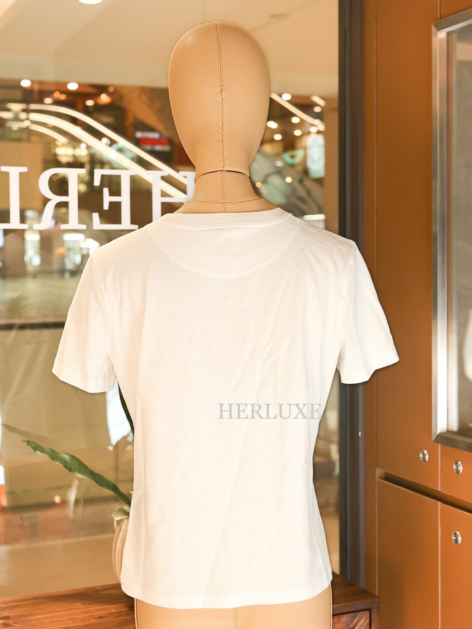 T-shirt micro canoe jersey de coton 90 blanc 40