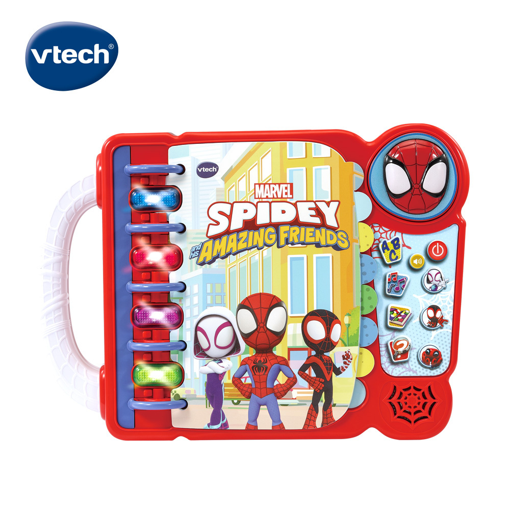 Vtech 蜘蛛人聲光互動啟蒙學習書