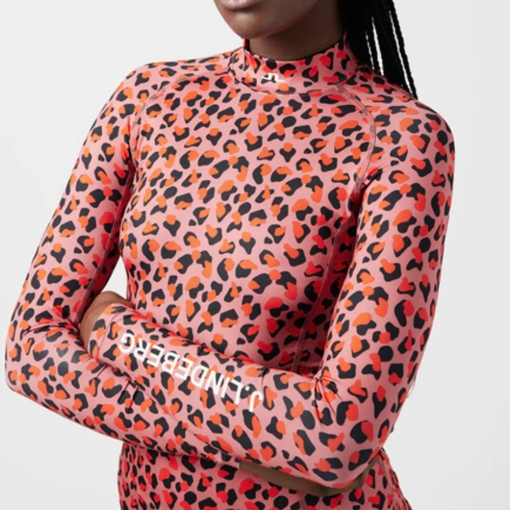 女【現貨】JL正品7折起/JLindeberg Kala Compression Print Top /JL搶手貨 中層內搭衣 外搭衣/#2418JL