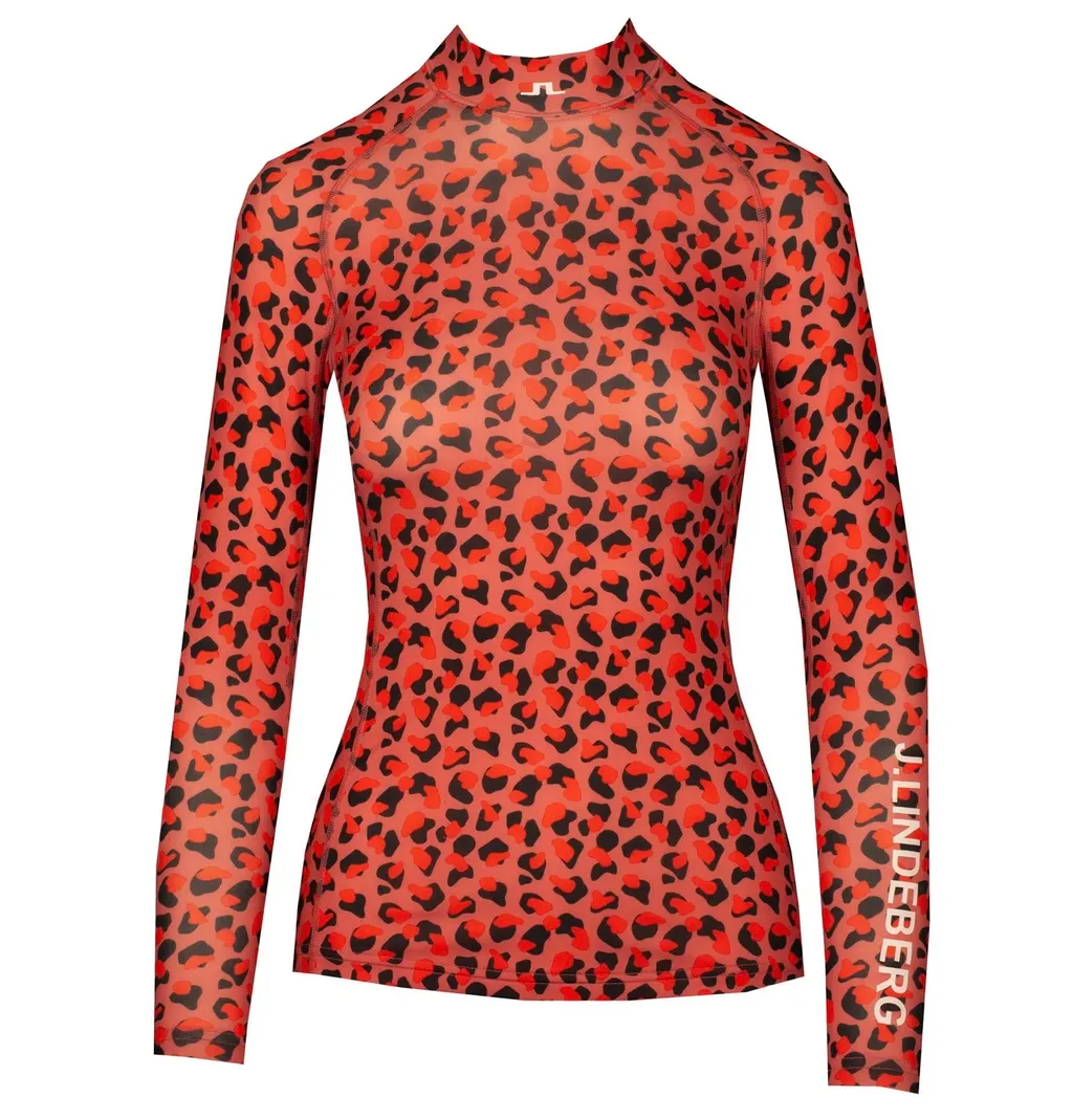 女【現貨】JL正品7折起/JLindeberg Kala Compression Print Top /JL搶手貨 中層內搭衣 外搭衣/#2418JL