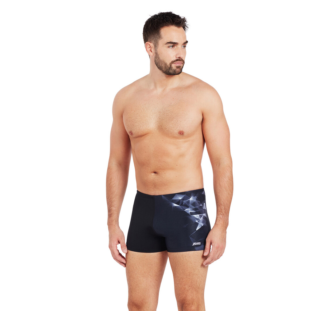ZOGGS 男性《極境疊影》四角泳褲