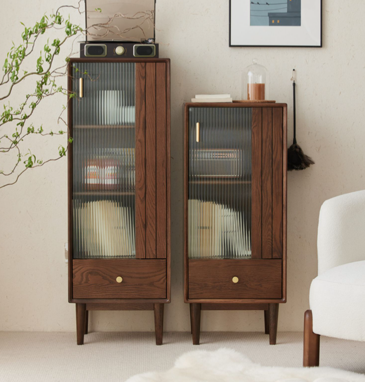 澹雅胡桃電視邊櫃 ZY-H7101