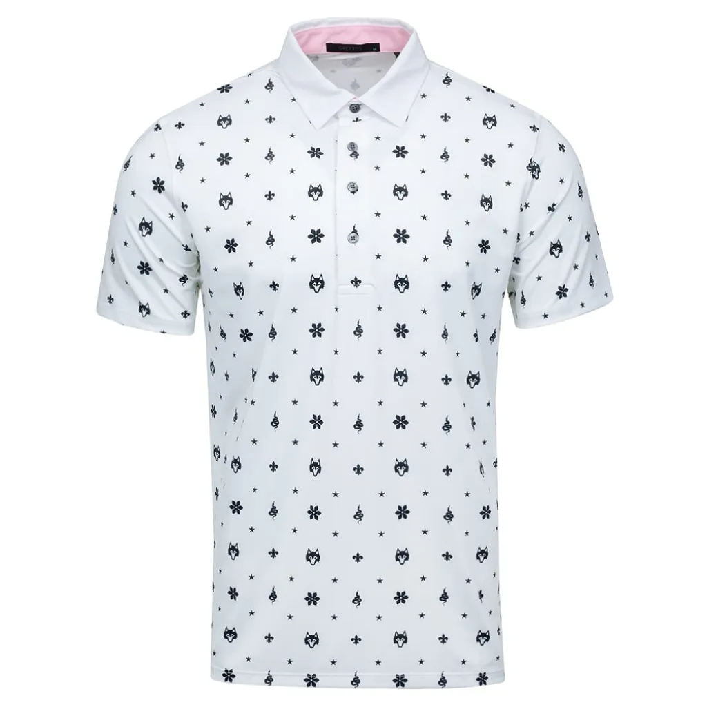 男【現貨】高爾夫球品牌 ＧREYSON FLORAL GOAT POLO 高爾夫短袖Polo衫