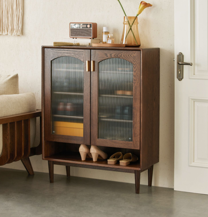 澹雅胡桃鞋櫃 ZY-H7091