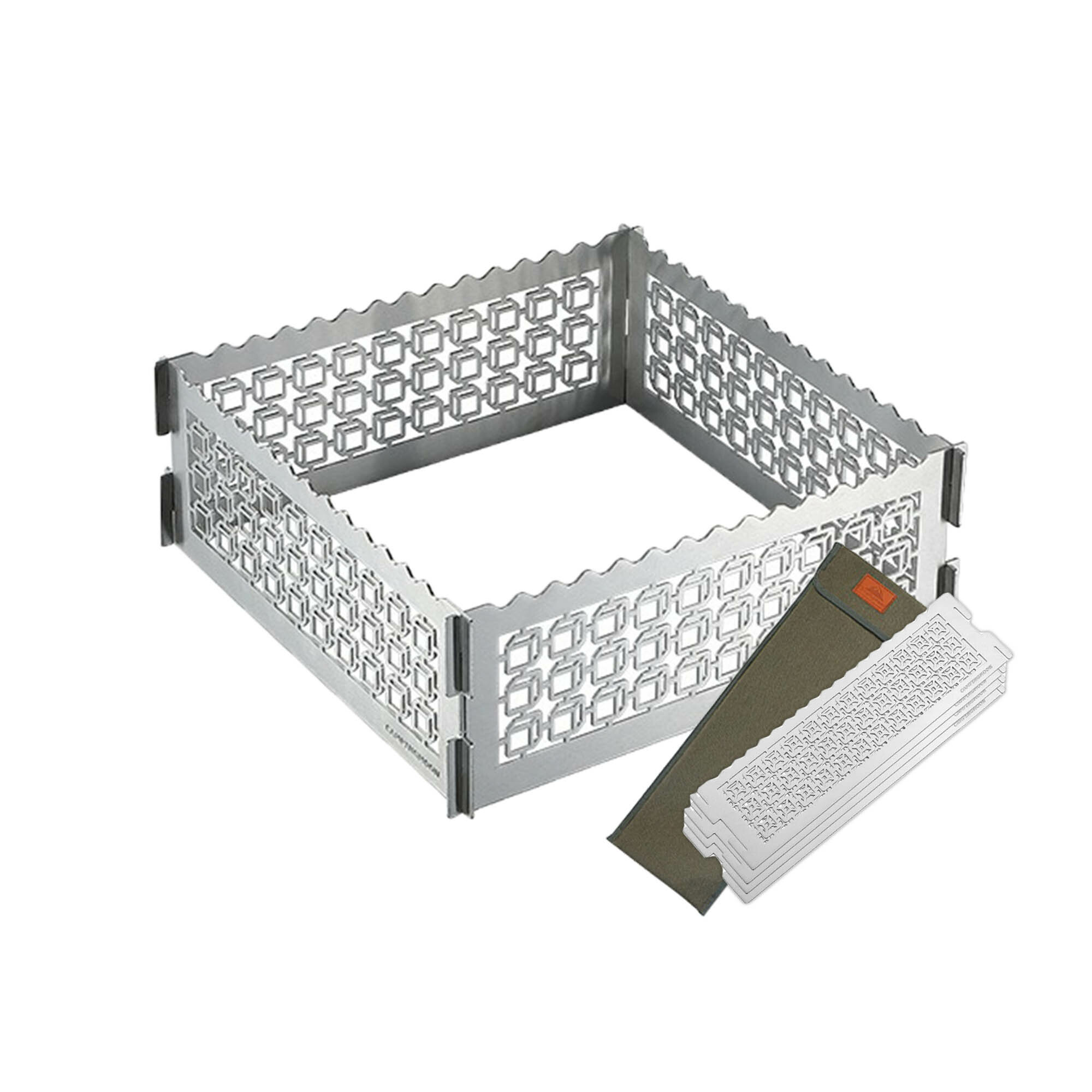 柯曼 鏤空焚火台圍板