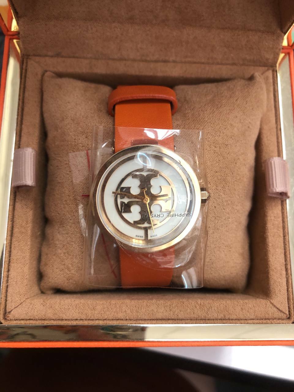 [S] TORY BURCH ORANGE COLOUR WATCH, STB297 (STB297)