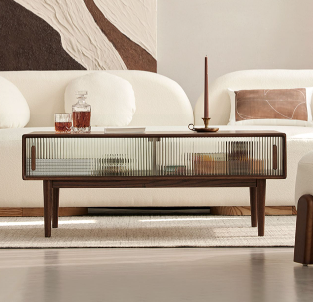 富士胡桃茶几 FS-B3079