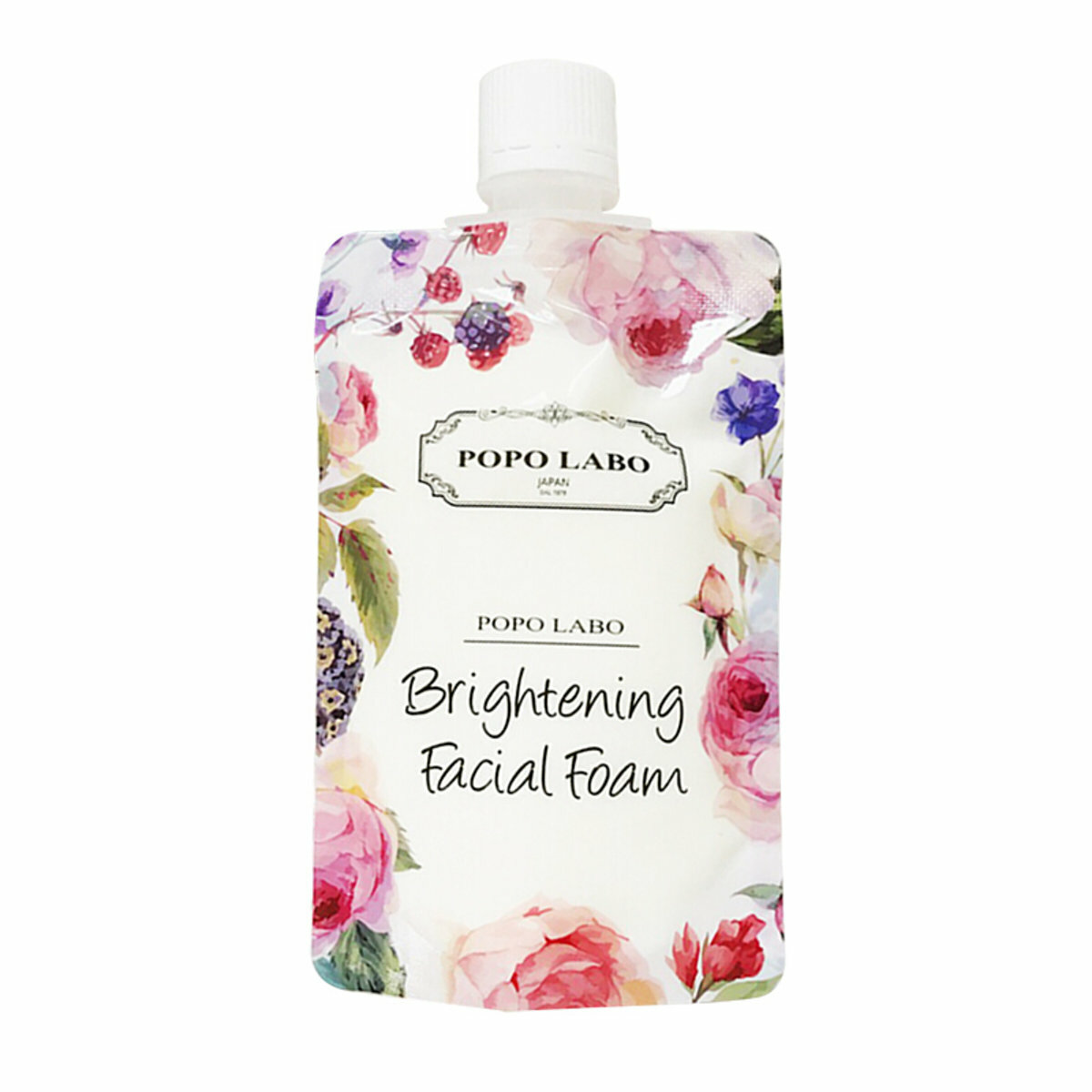 POPO LABO - 玫瑰亮白潔面泡沫120克 ( 平行進口)