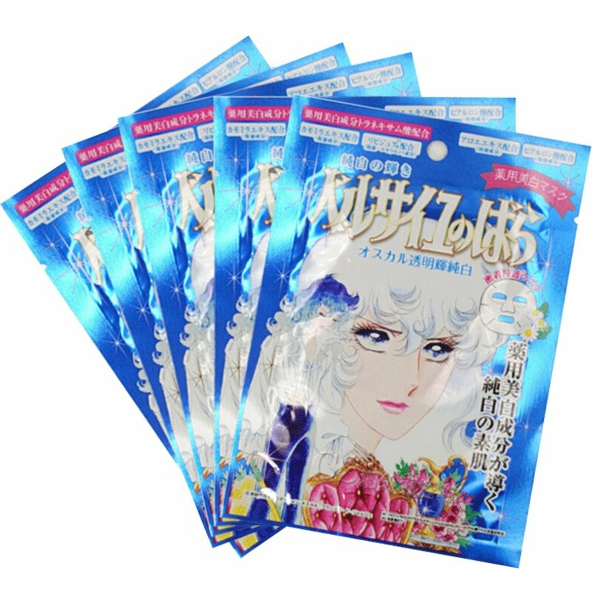 Creer Beaute - 凡爾賽 光輝透白淡斑保濕面膜 5片（平行進口）(4549660107224)