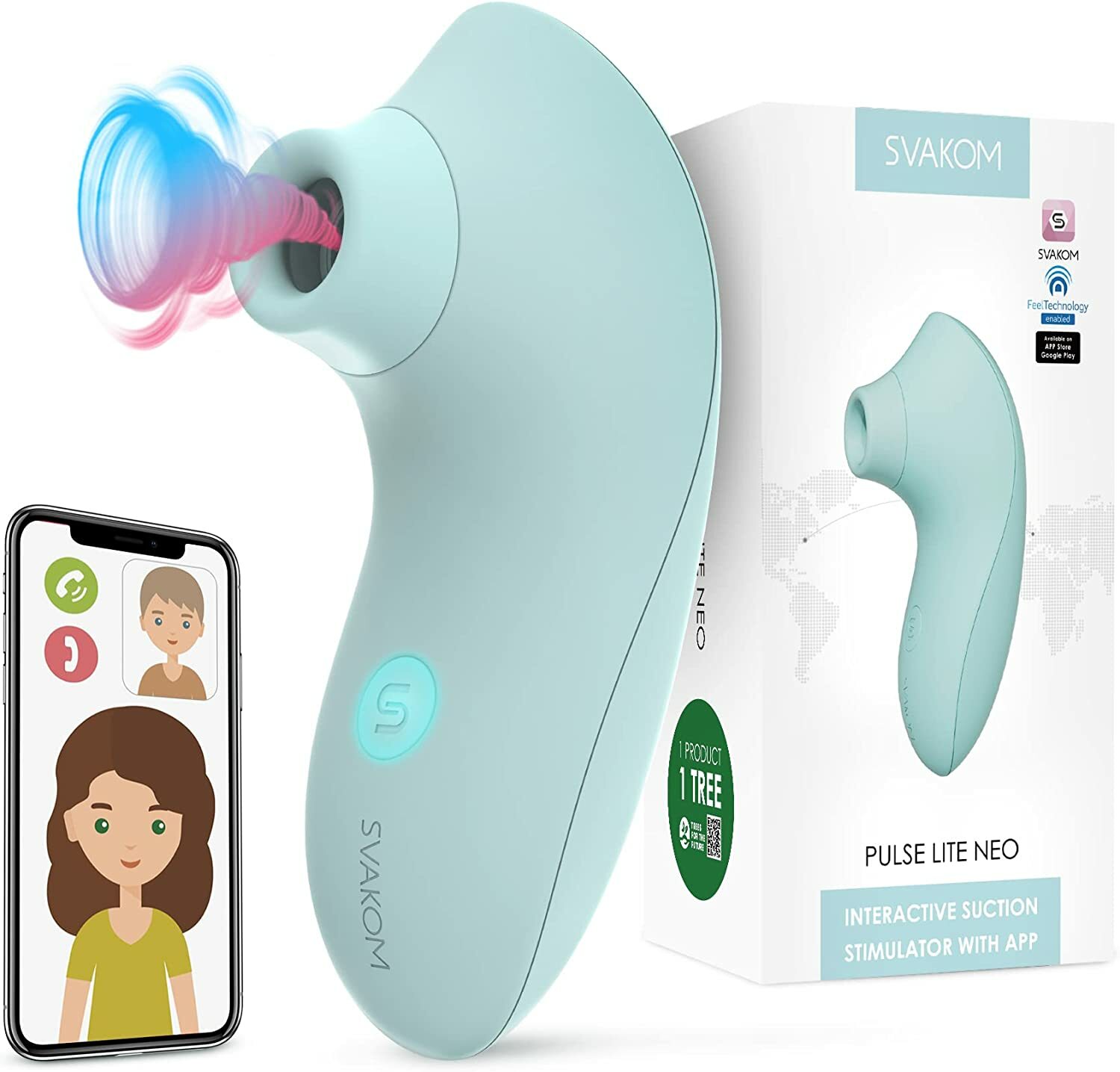 Svakom - PULSE LITE NEO 遠端搖控陰蒂吸啜器