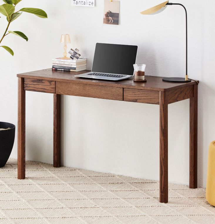 挪威胡桃單抽書桌 NW-A4162