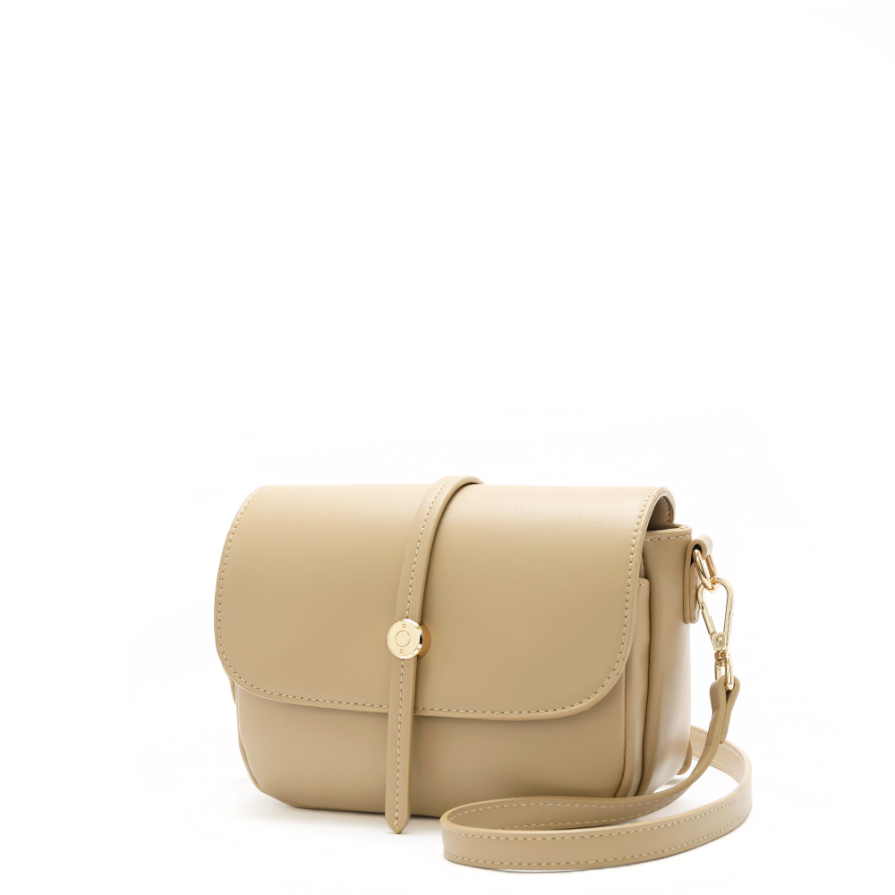 好感日常知性百搭斜背包(小) #奶茶