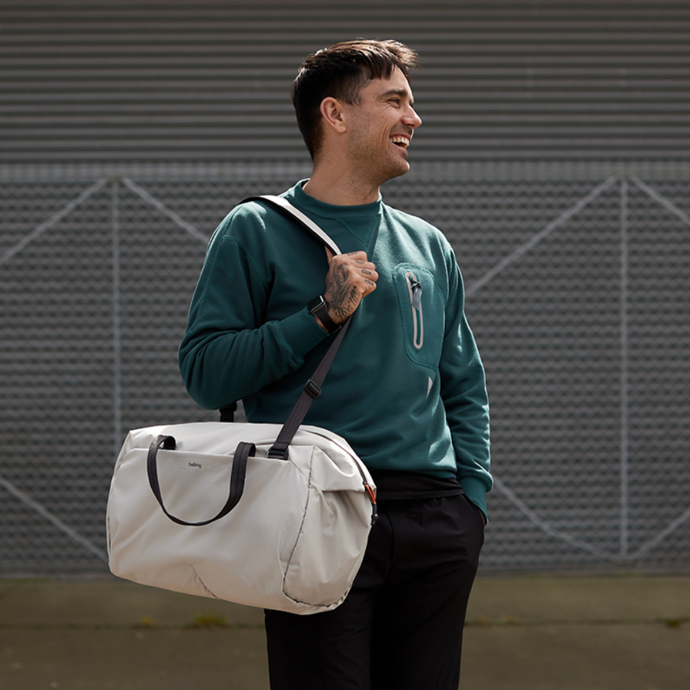 澳洲 Bellroy｜Lite Duffel 輕量圓筒旅行袋 30L - 月岩白