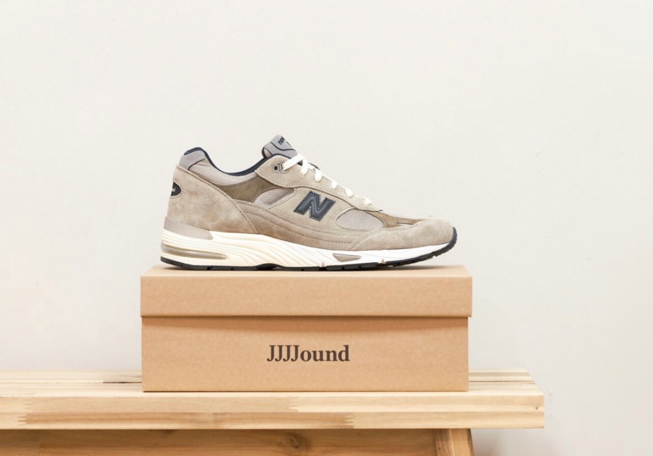 代購 New Balance JJJJound x NB 991 防滑耐磨 透氣 跑步鞋 灰 FEB-