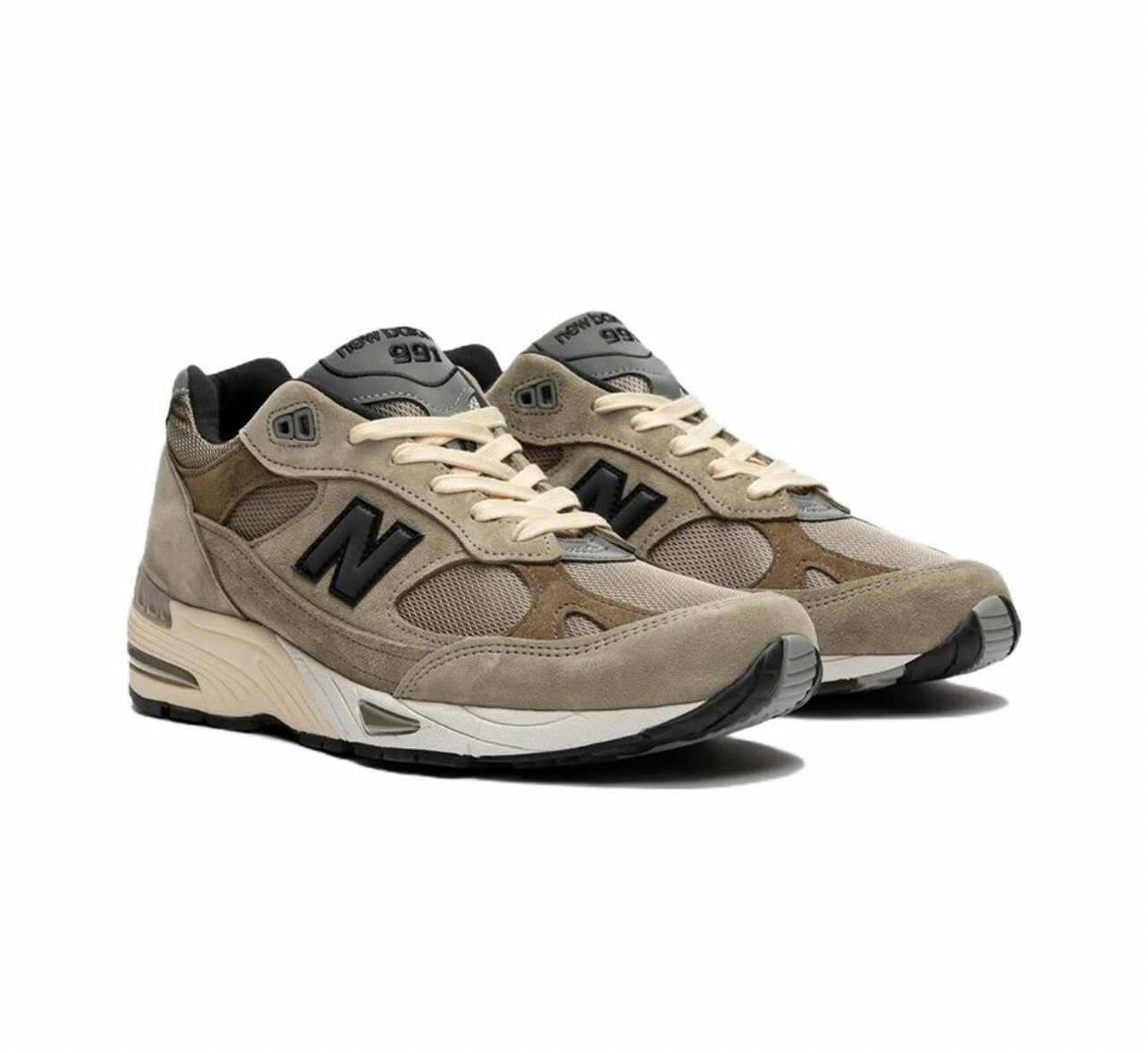 代購 New Balance JJJJound x NB 991 防滑耐磨 透氣 跑步鞋 灰 FEB-
