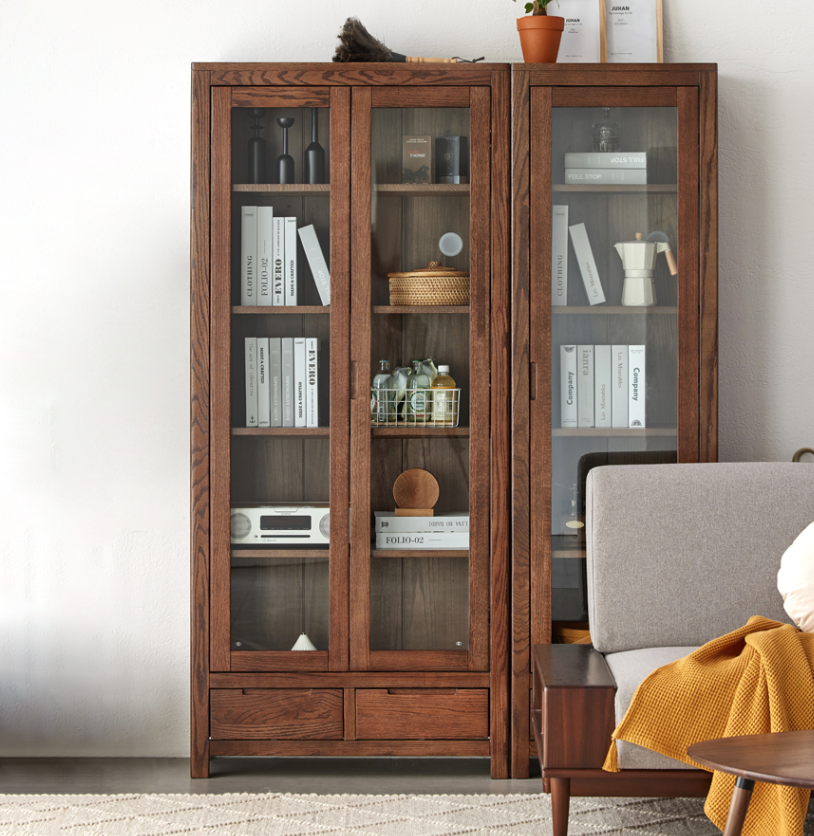 挪威胡桃書櫃B款 NW-A3171