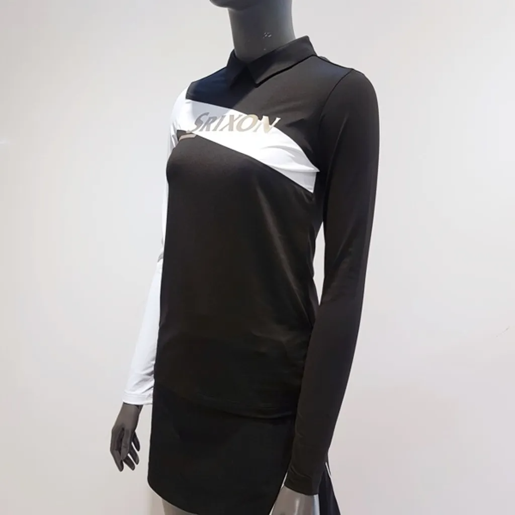 【現貨】女士 韓版高爾夫球裝 Srixon 高爾夫球服 正韓高爾夫春秋冬季節 燙金彈性長衫 /韓國網紅熱銷款 6折起 #MW111192