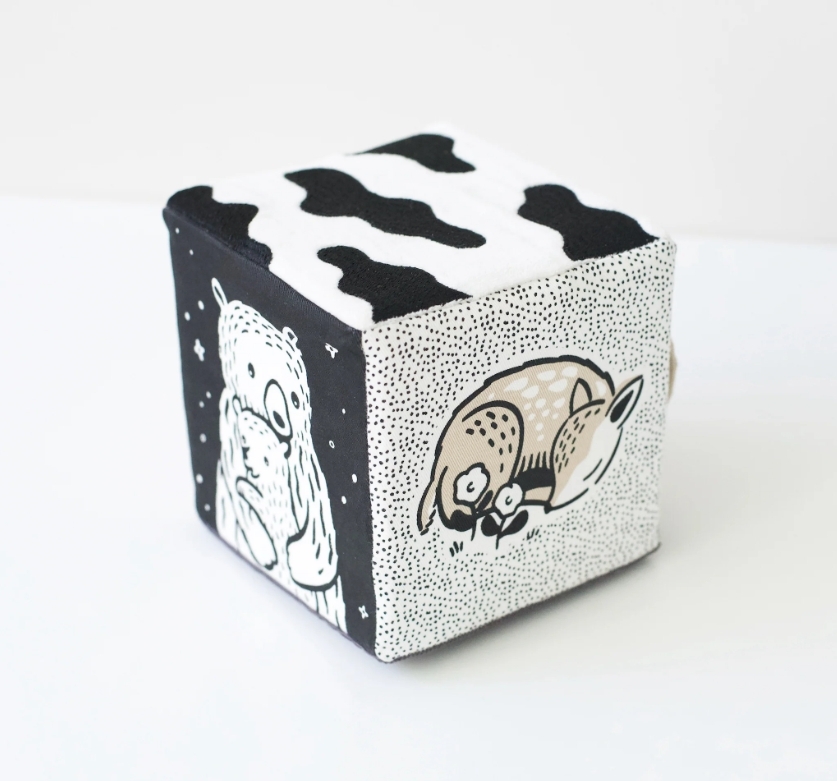 Wee Gallery -動物寶寶布立方體