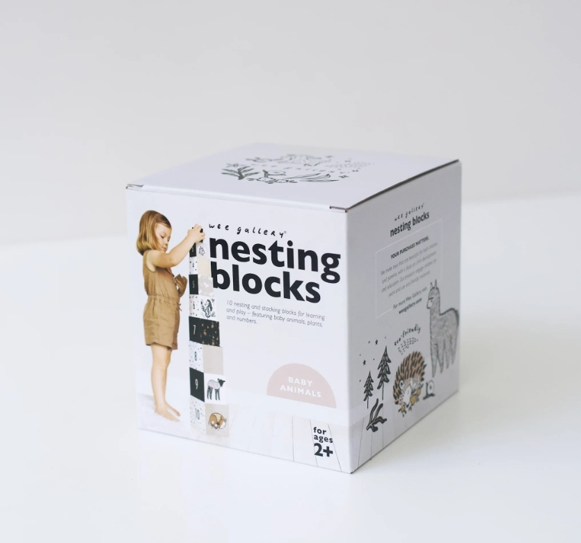 Wee Gallery-方塊疊疊樂(動物寶寶)