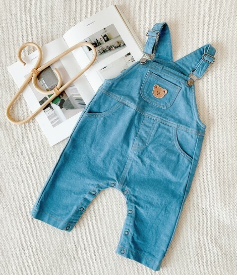 Dot to Dot 春季新款-牛仔吊帶褲