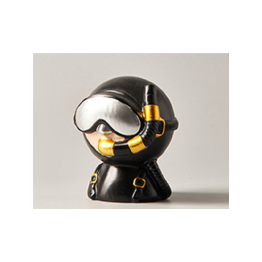 ※IDVING 潛水員公仔 大頭潛水員10x10.5x11cm