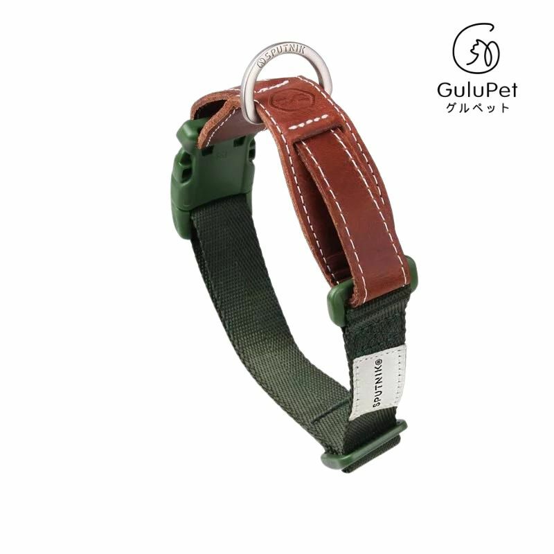 SPUTNIK - EXPLORE｜寵物胸項圈 Collar 綠 (S/M)