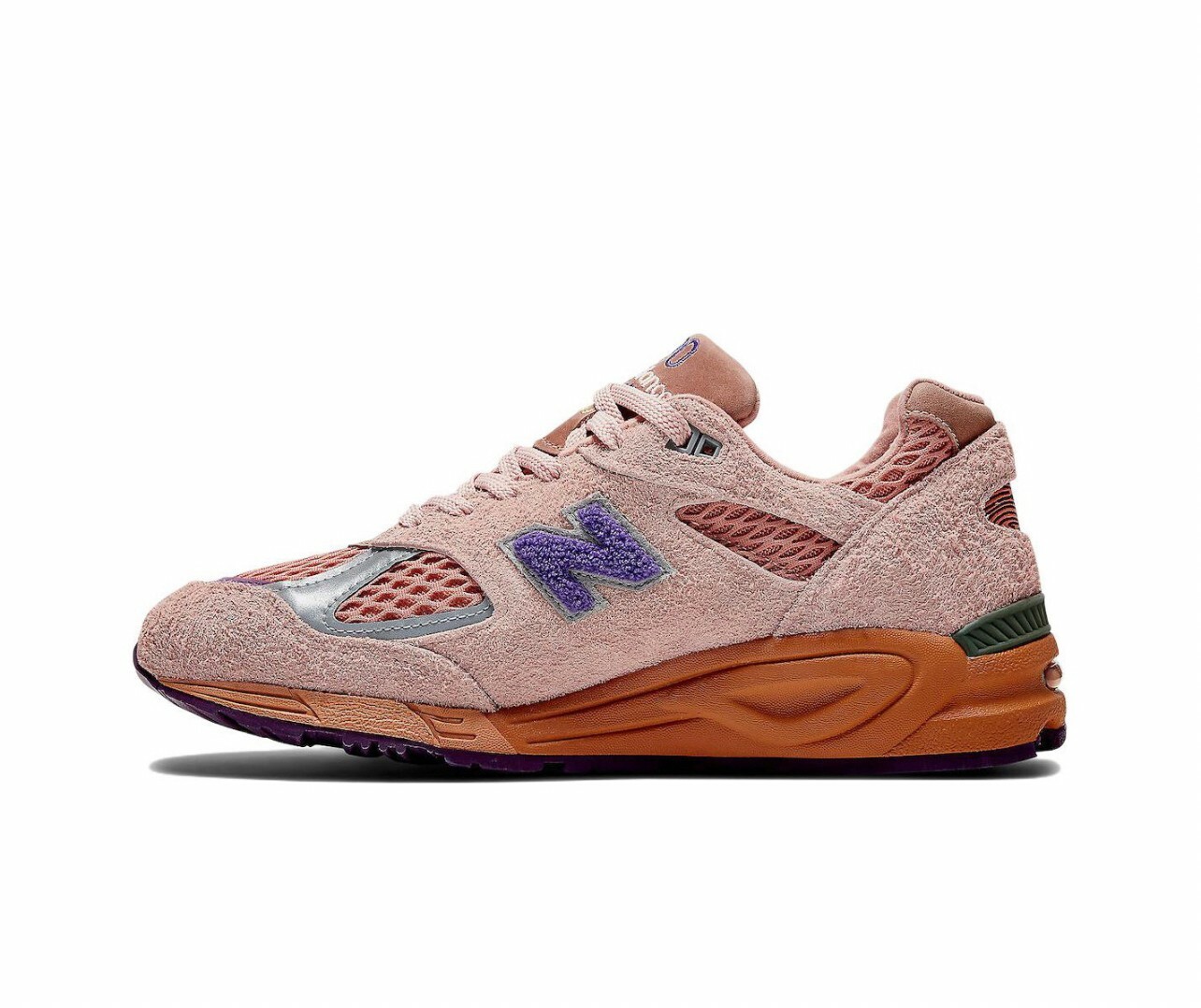 代購 New Balance x Salehe Balance 990 V2 跑步鞋 珊瑚粉 FEB-