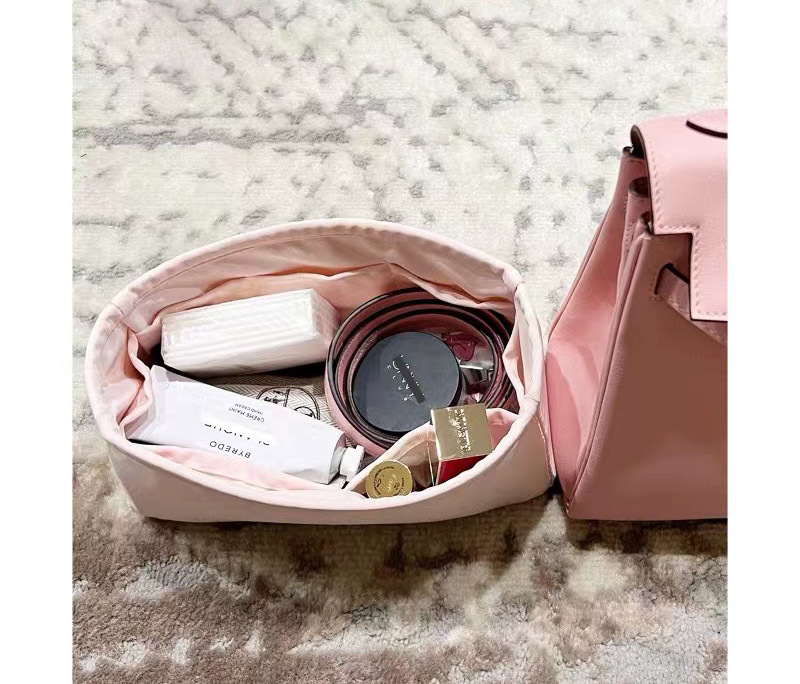 適用於hermes愛馬仕kelly內膽包mini25-28-32-綢緞收納包