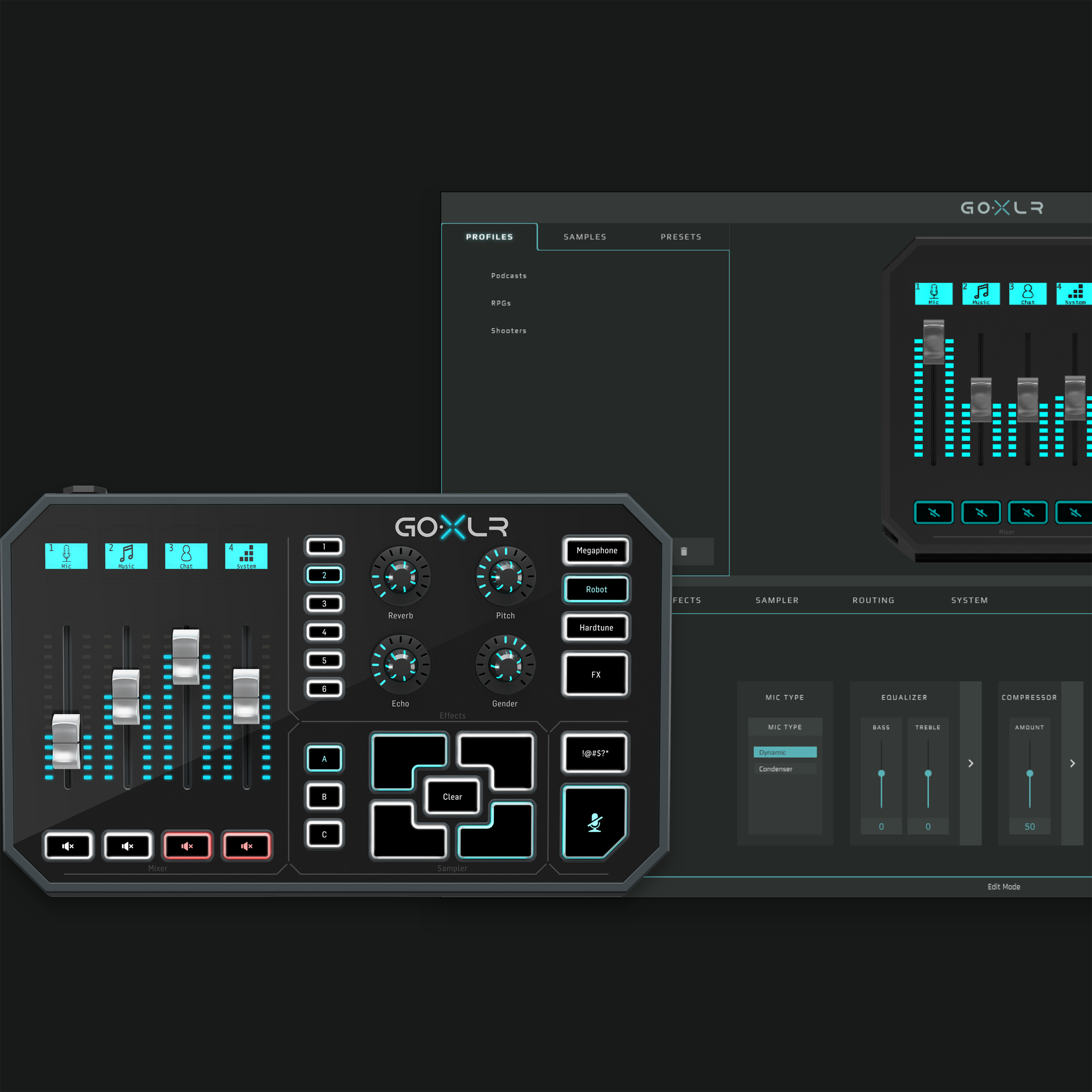 TC Helicon GoXLR Broadcaster USB AUDIO INTERFACE