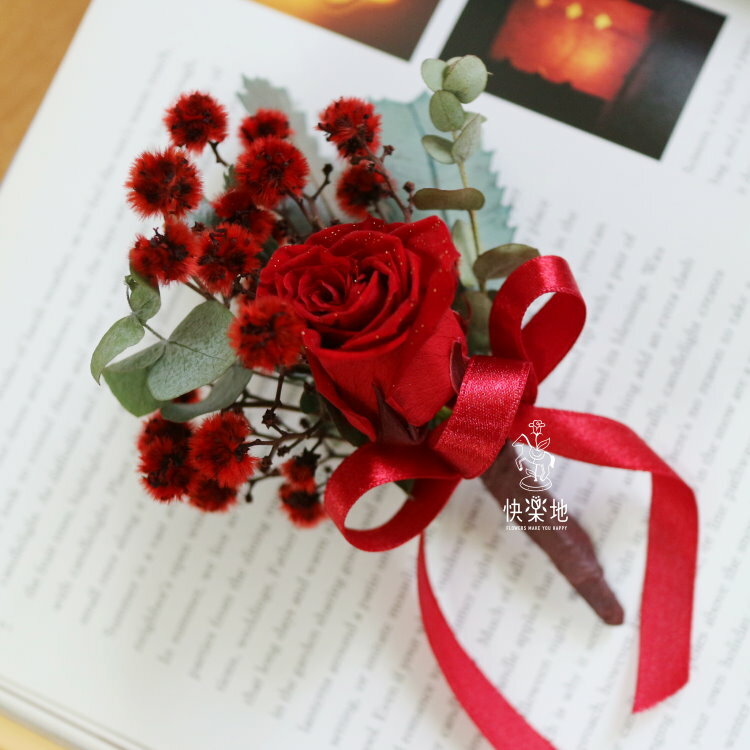 貴族✵永生玫瑰胸花 AF230681