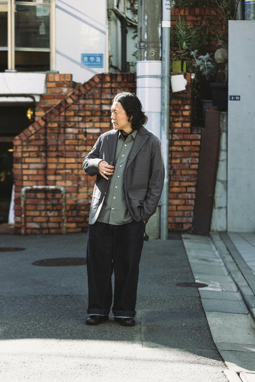 J.PRESS ORIGINALS × KANEMSA - KNIT 3B BAGGY BLAZER / G