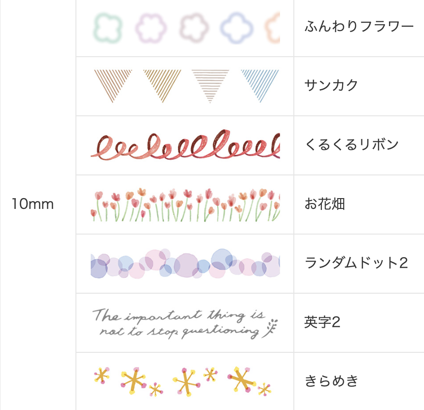 PLUS｜2023新品 寬版手帳花邊帶