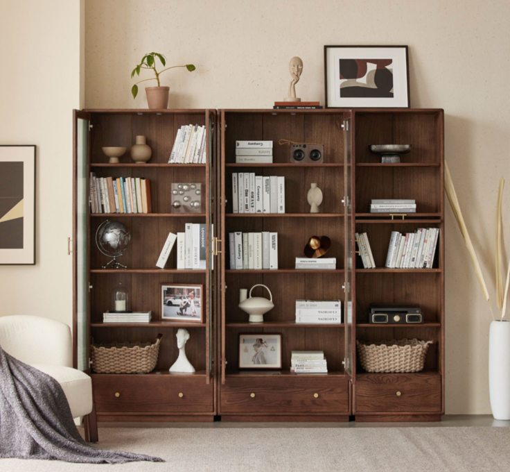 聖羅納胡桃書櫃 SLN-H9171