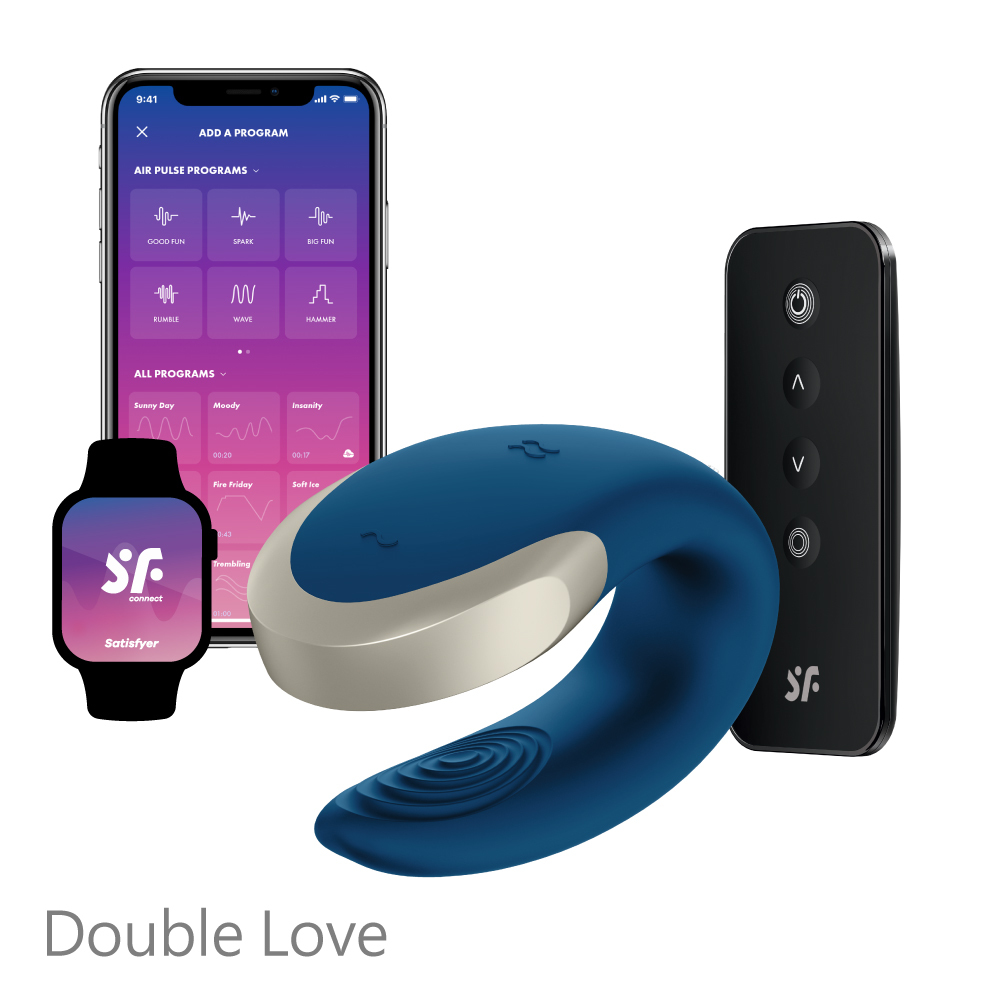 德國 Satisfyer Double Love APP遠端遙控 雙人共震器