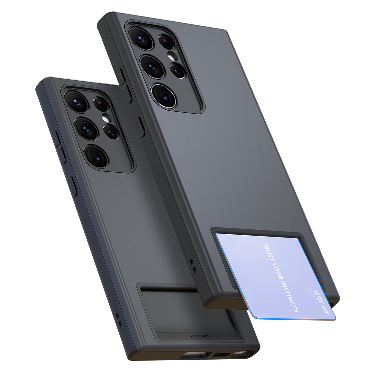 [Galaxy S23 Ultra] araree Airslot 插卡防撞殼防撞殼