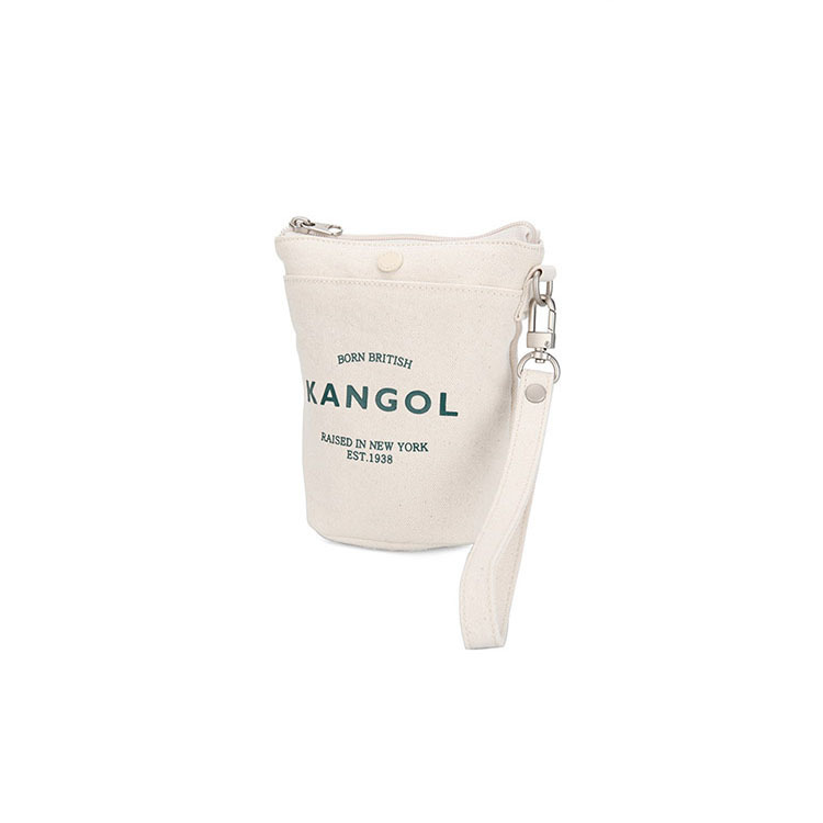 <韓國代購> KANGOL BIO CANVAS LOGO POUCH