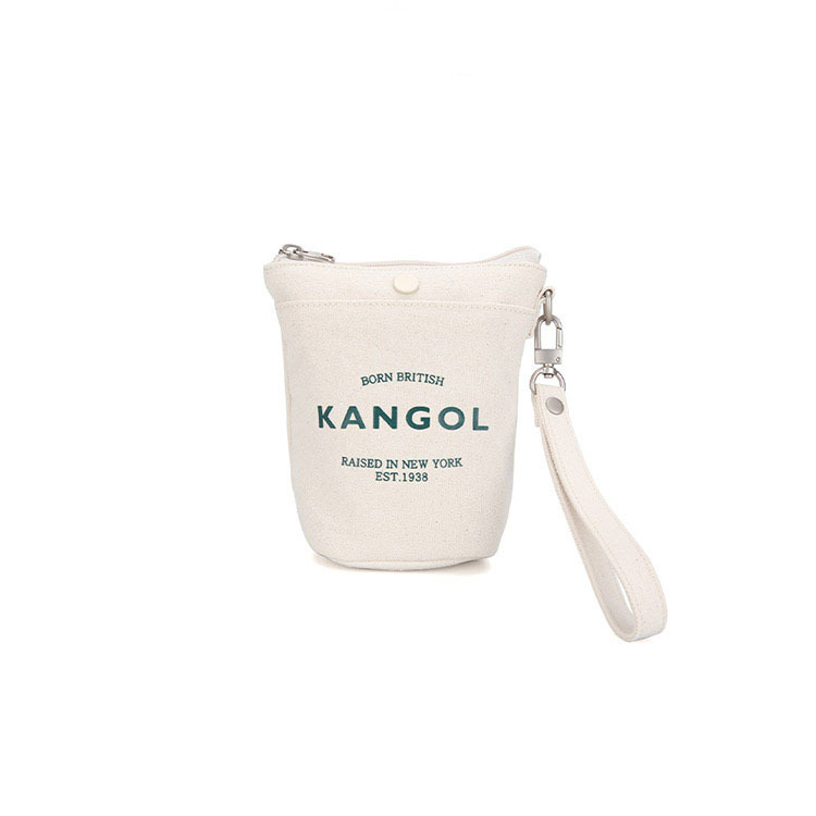 <韓國代購> KANGOL BIO CANVAS LOGO POUCH
