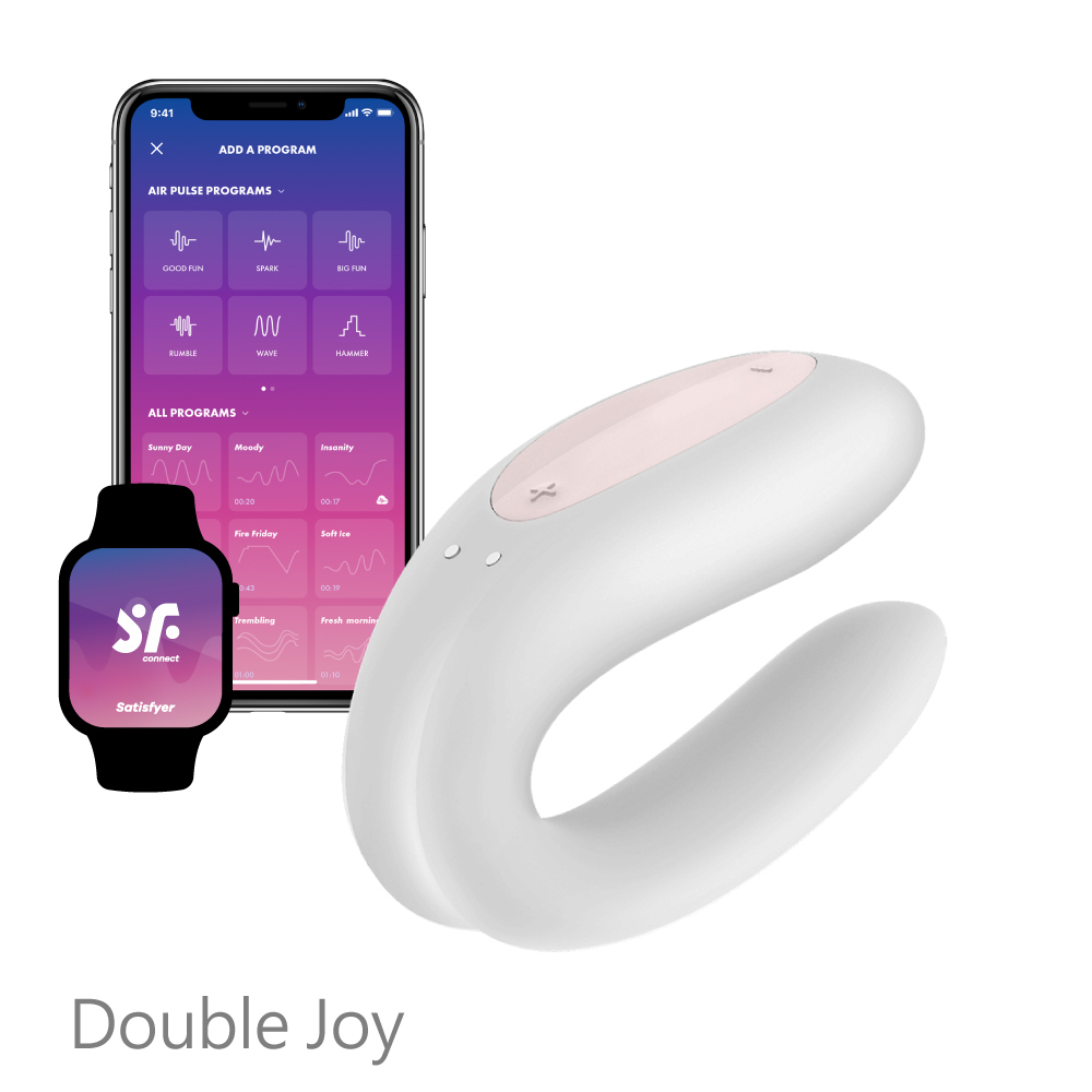 德國 Satisfyer Double Joy APP遠端遙控 雙人共震器