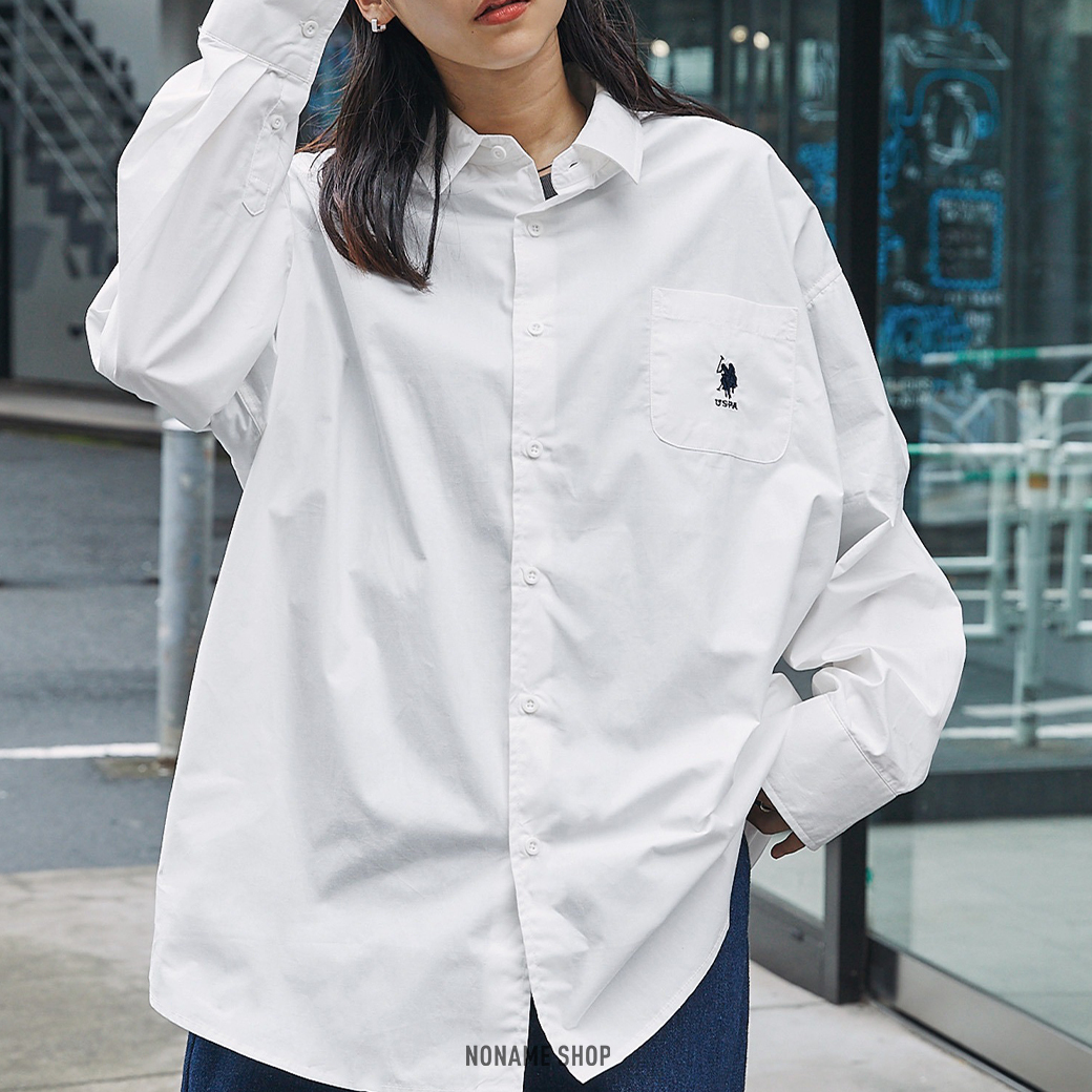 U.S. POLO ASSN 寬版 襯衫 十色 (男/女款)