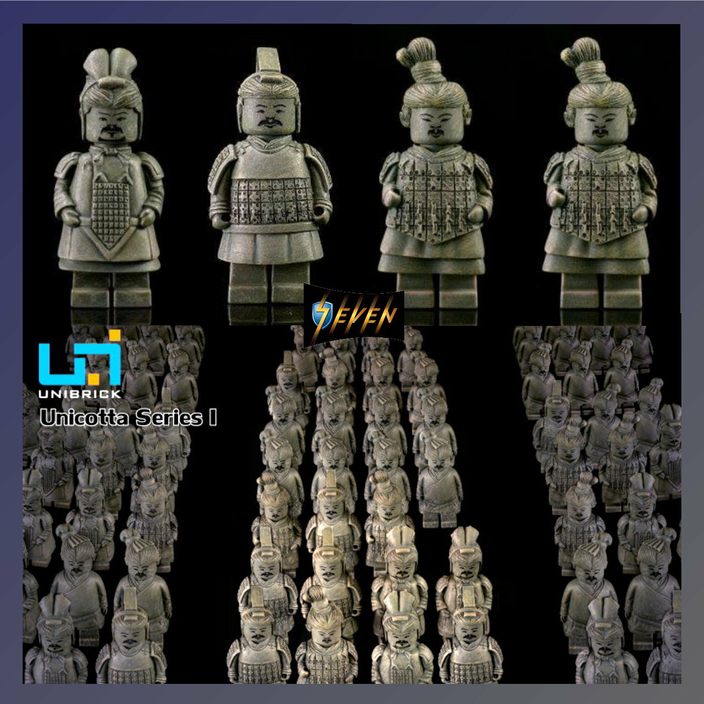 Unibrick minifig : 兵馬佣 S1- Full set/4