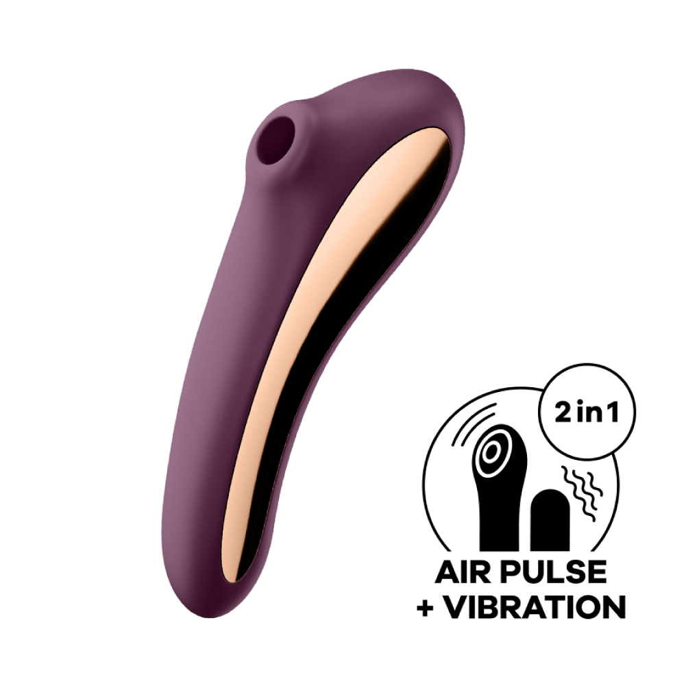 德國 Satisfyer Dual Kiss 吸吮器+G點按摩棒