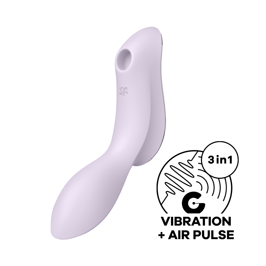 德國 Satisfyer Curvy Trinity 2 吸吮器+G點按摩棒