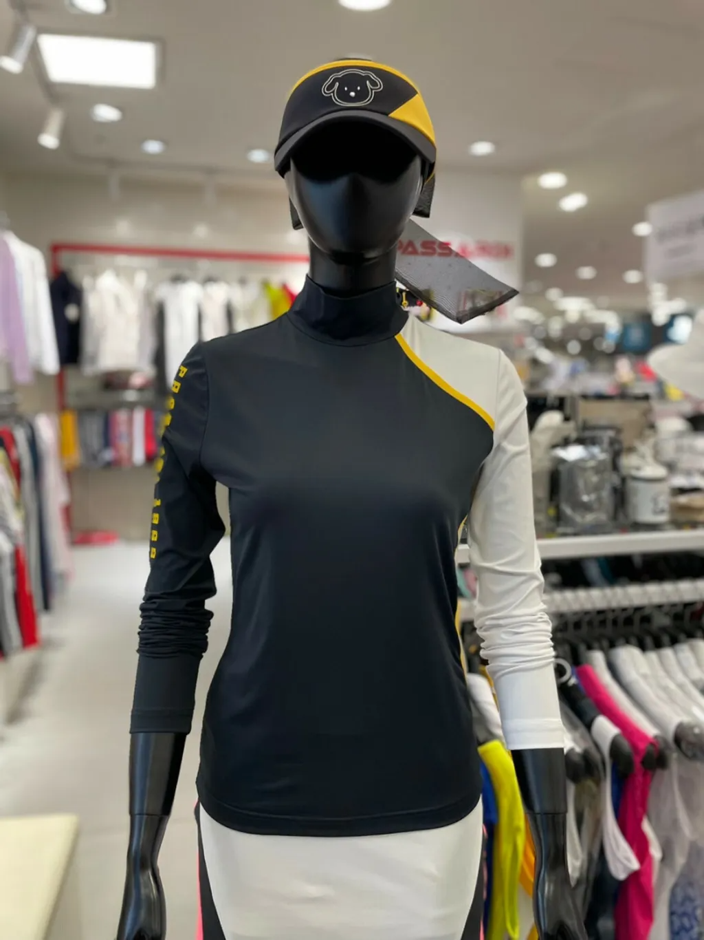 女 韓版高爾夫球裝 Passardi 高球品牌 秋冬薄款長袖半嶺長衫 內搭衣長袖 下殺3折起