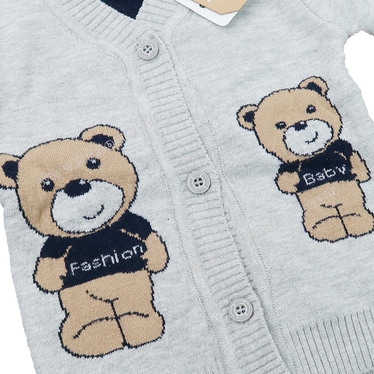 嬰兒孖熊開胸冷外套