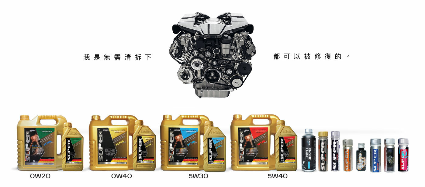 super nano 我是無需清拆下 都可以被修復的。 專業引擎產品 偈油 機油