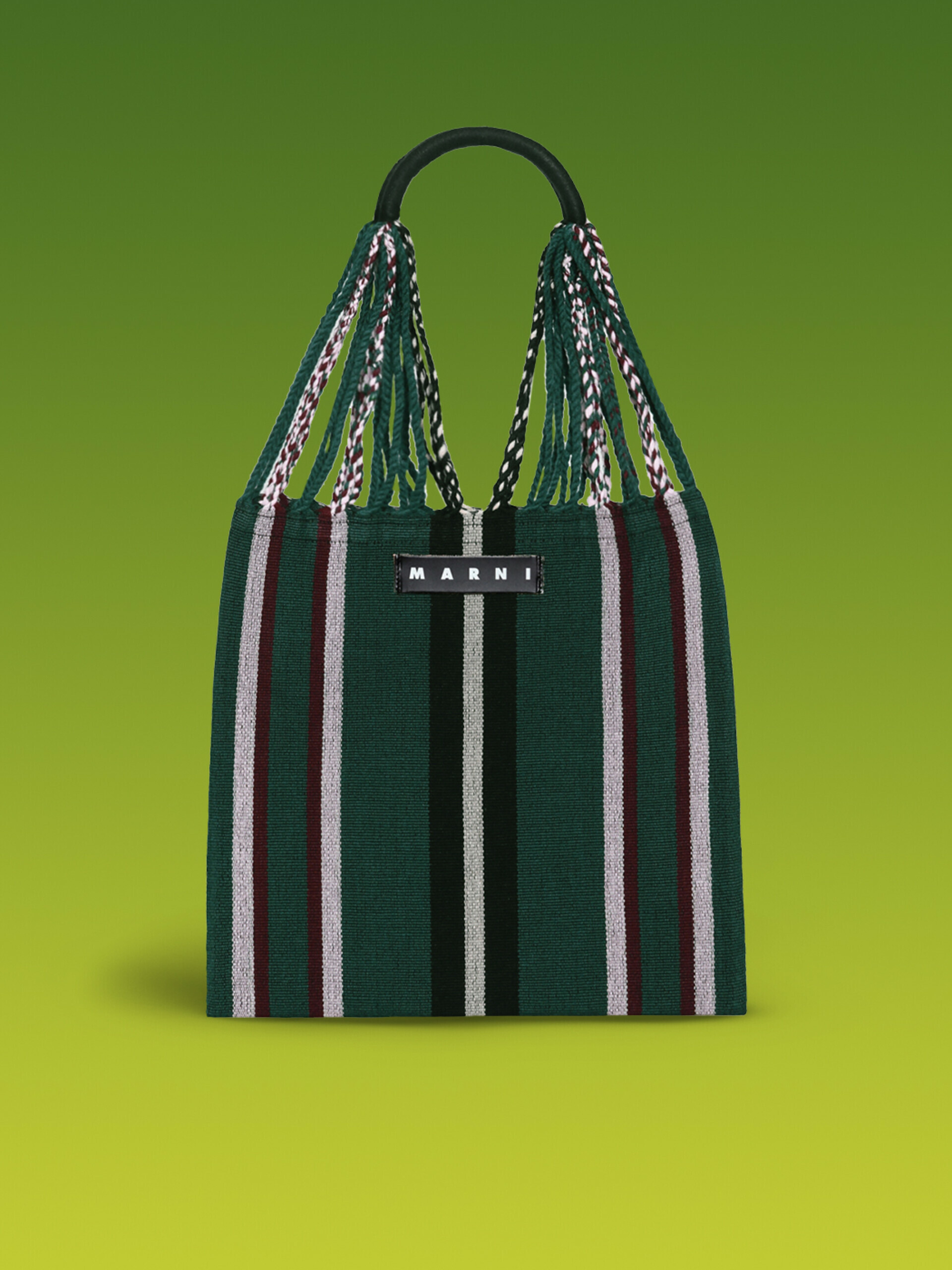 PRE-ORDER) MARNI MARKET HAMMOCK BAG - DARK GREEN